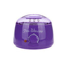 Wax Pot Heater 500ml Hard Wax Bean Removal kit Purple - RnR Galore