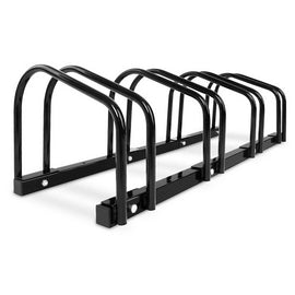 Weisshorn 4 Bike Stand Rack Bicycle Storage Floor Parking Holder Cycling Black - RnR Galore