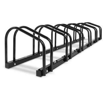 Weisshorn 6 Bike Stand Rack Bicycle Storage Floor Parking Holder Cycling Black - RnR Galore