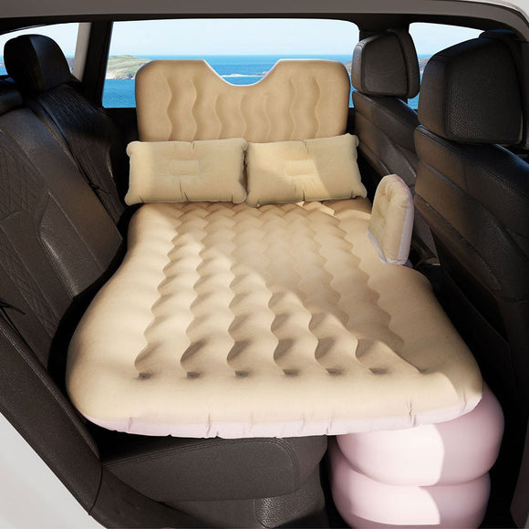 Weisshorn Car Mattress 176x80 Inflatable SUV Back Seat Camping Bed Beige - RnR Galore