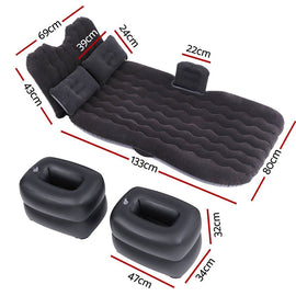 Weisshorn Car Mattress 176x80 Inflatable SUV Back Seat Camping Bed Charcoal - RnR Galore