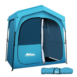 Weisshorn Double Camping Shower Toilet Tent Outdoor Fast Set Up Change Room - RnR Galore