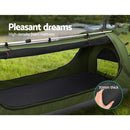 Weisshorn Double Swag Camping Swags Canvas Free Standing Dome Tent Celadon - RnR Galore