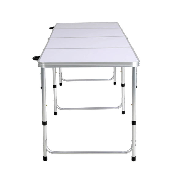 Weisshorn Folding Camping Table 240CM Portable Outdoor Picnic BBQ Aluminium Desk - RnR Galore