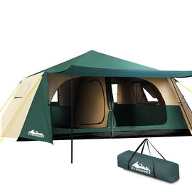 Weisshorn Instant Up Camping Tent 8 Person Pop up Tents Family Hiking Dome Camp - RnR Galore