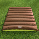 Weisshorn Sleeping Bag Double Bags Thermal Camping Hiking Tent Brown - 5°C - RnR Galore