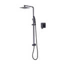WELS 8" Rain Shower Head Set Square Dual Heads Faucet High Pressure With Mixer - RnR Galore