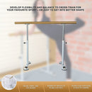 Wooden Portable Ballet Bar Stretch Barre Dance Bar 1.5M Freestanding Ballet Bar - RnR Galore