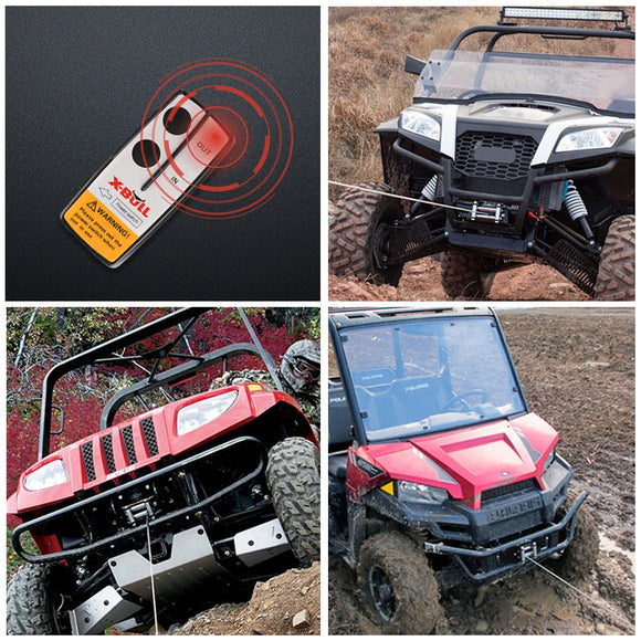 X - BULL 2x Wireless Winch Remote Control 12 Volt 150ft Handset Switch 4wd - RnR Galore