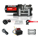 X - BULL Electric Winch 3000lbs/1360kg Wireless 12V Steel Cable ATV 4WD BOAT 4X4 - RnR Galore