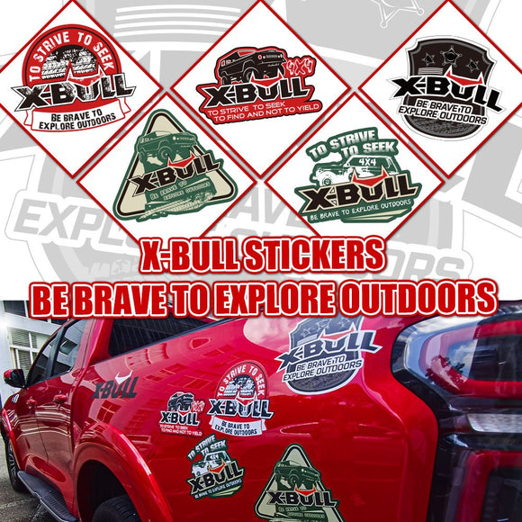 X - BULL Recovery Kit 4X4 Off - Road Kinetic Rope Snatch Strap Winch Damper 4WD13PCS - RnR Galore