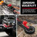 X - BULL Recovery Ring Soft Shackle Kit Snatch Block Pulley Rope Snatch Ring 4WD - RnR Galore