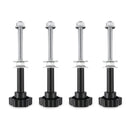 X - BULL Tracks Fixing Pins Mounting Kit Holders Roof Rack Mount Bracket 4WD 4x4 - RnR Galore