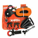 X - BULL Winch Recovery Kit 11PCS 4WD 4x4 Pack Off Road Snatch Strap Essential - RnR Galore