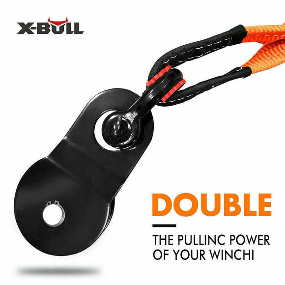 X - BULL Winch Recovery Kit 11PCS 4WD 4x4 Pack Off Road Snatch Strap Essential - RnR Galore