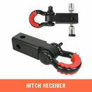 X - BULL Winch Recovery Kit 11PCS 4WD 4x4 Pack Off Road Snatch Strap Essential - RnR Galore