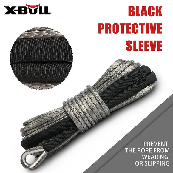 X - BULL Winch Rope 5.5mm x 13m Dyneema Synthetic Rope Tow Recovery Offroad 4wd4x4 - RnR Galore