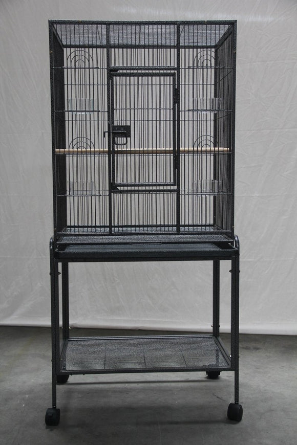 YES4PETS 135cm Bird Cage Parrot Aviary Pet Stand - alone Budgie Perch Castor Wheels - RnR Galore