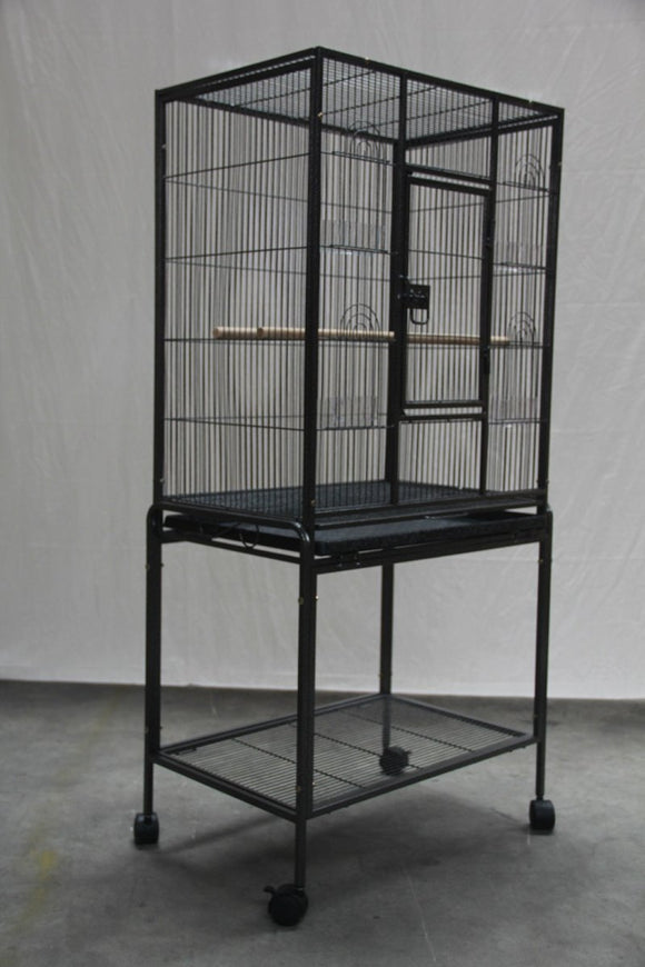 YES4PETS 135cm Bird Cage Parrot Aviary Pet Stand - alone Budgie Perch Castor Wheels - RnR Galore