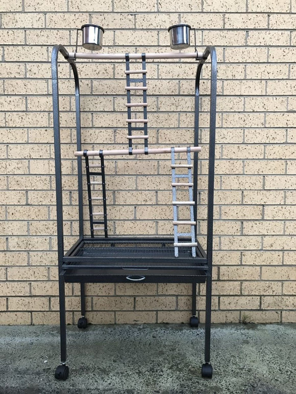 YES4PETS 140 CM Bird Parrot Canary Bird Play Stand Gym With Ladder - RnR Galore