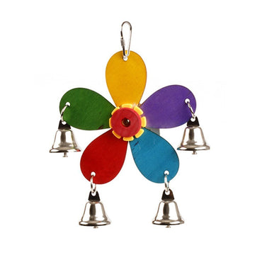 YES4PETS 4 x Small Hanging Bird Parrot Parakeet Cockatiel Budgie Bell Toy - RnR Galore