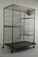 YES4PETS Pet 140cm 4 Level Bird Ferret Parrot Cage Aviary Cat Castor - RnR Galore