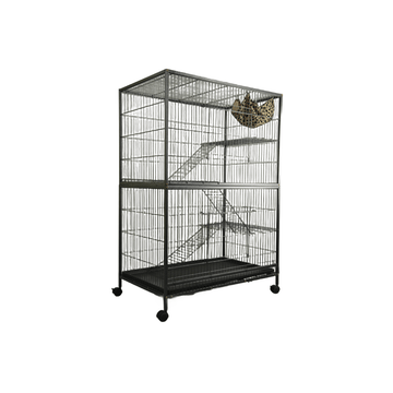 YES4PETS Pet 140cm 4 Level Bird Ferret Parrot Cage Aviary Cat Castor - RnR Galore
