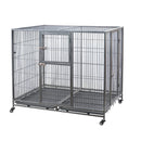YES4PETS XXL Pet Dog Cat Cage Metal Crate Kennel Portable Puppy Cat Rabbit House - RnR Galore
