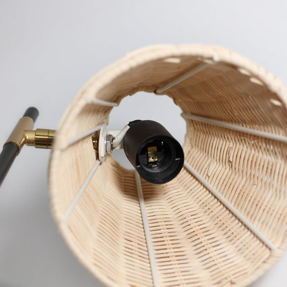 Yvette Rattan Table Lamp - RnR Galore