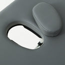 Zenses Massage Table 75cm 3 Fold Aluminium Beauty Bed Portable Therapy Grey - RnR Galore
