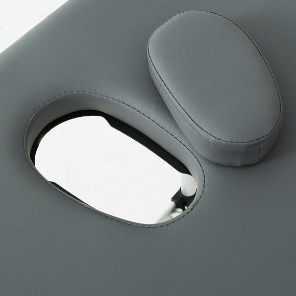 Zenses Massage Table 75cm 3 Fold Aluminium Beauty Bed Portable Therapy Grey - RnR Galore